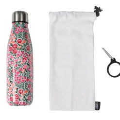 Fabrique de Styles Gourdes>Coffret bouteille isotherme fleurie Multicolore