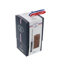 Fabrique de Styles Couteaux De Cuisine>Coffret couteau Laguiole avec étui en cuir - Le poche Noir