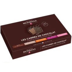Fabrique de Styles Chocolats Et Confiseries>Coffret de 50 carrés classiques Jaune, Marron