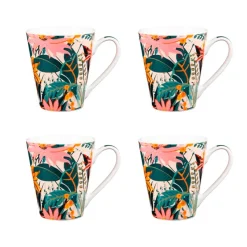 Fabrique de Styles Tasses Et Mugs>Coffret de 4 mugs en porcelaine 31cl - Taiana