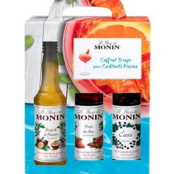 Fabrique de Styles Boissons Non Alcoolisés>Coffret de 3 sirops cassis, fraise des bois, passion 3x25cl Multicolore