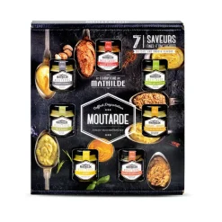Fabrique de Styles Condiments Et Épices>Coffret dégustation moutardes 7x35g Multicolore