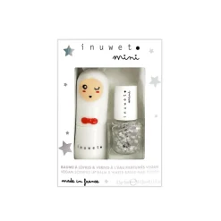 Fabrique de Styles Soins Du Corps>Coffret duo baume à lèvres parfum barbe à papa et vernis à l'eau transparent Blanc