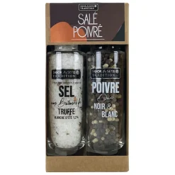 Fabrique de Styles Condiments Et Épices>Coffret duo sel truffe et poivre 110gr Multicolore