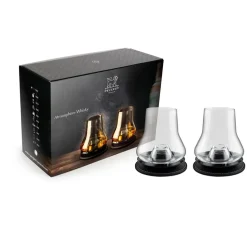 Fabrique de Styles Verres À Alcool>Coffret duo set de dégustation whisky Noir Mat