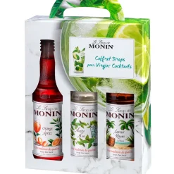 Fabrique de Styles Boissons Non Alcoolisés>Coffret monin cocktails virgin mojito, rhum, orange spritz - 3x25cl Multicolore