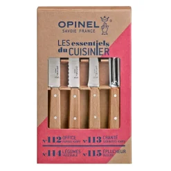 Fabrique de Styles Couteaux De Cuisine>Coffret opinel les essentiels Naturel