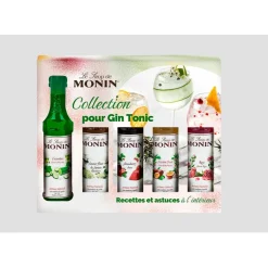 Fabrique de Styles Boissons Non Alcoolisés>Coffret sirop pour Gin Tonic 5x5cl - 5 mignonettes Multicolore