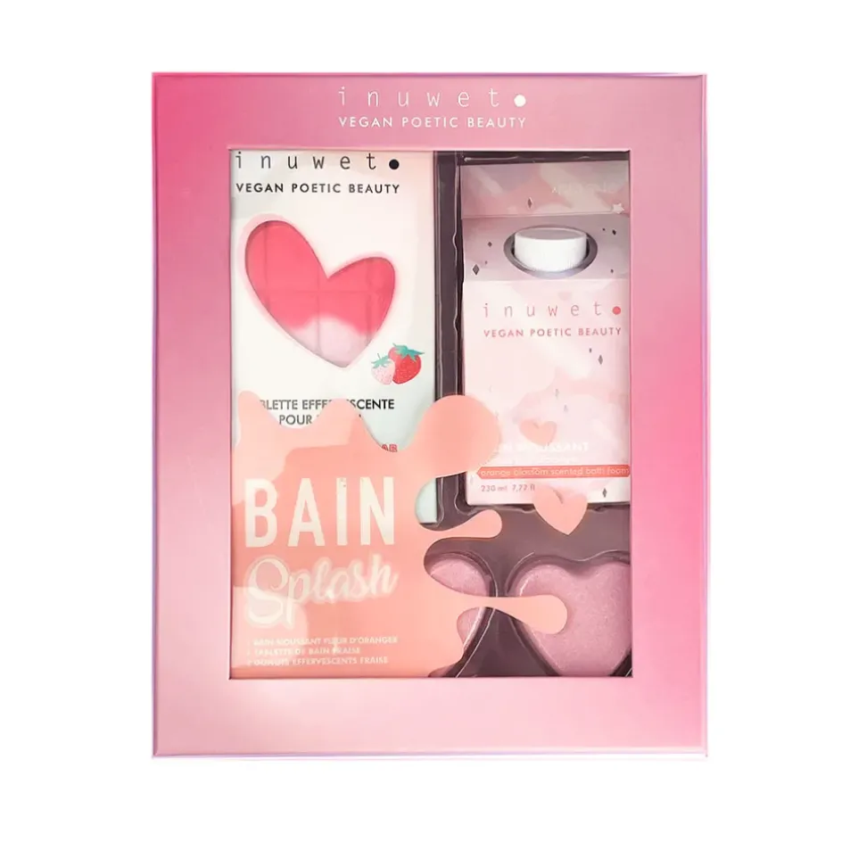 Fabrique de Styles Soins Du Corps>Coffret splash bain parfum fraise Mauve