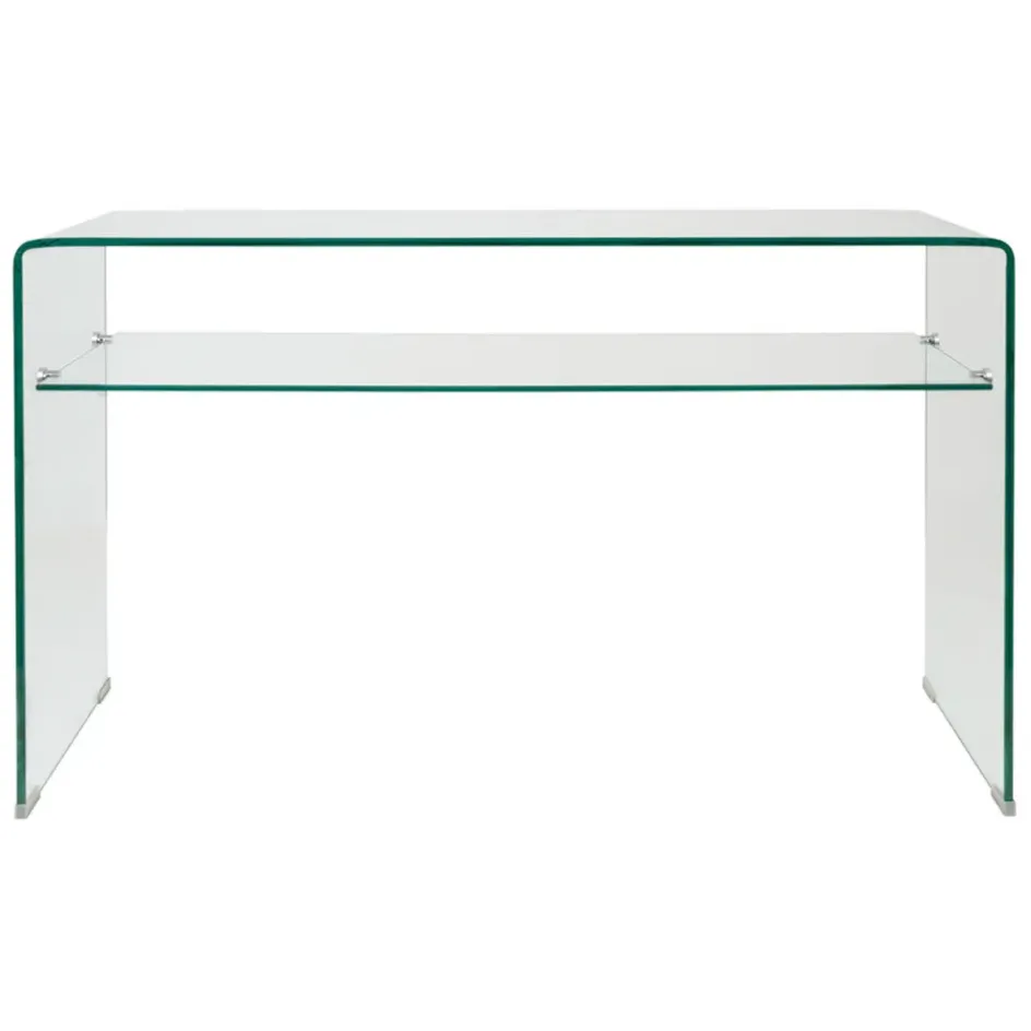 Fabrique de Styles Consoles>Console 1 étagère en verre trempé - Adela Transparent