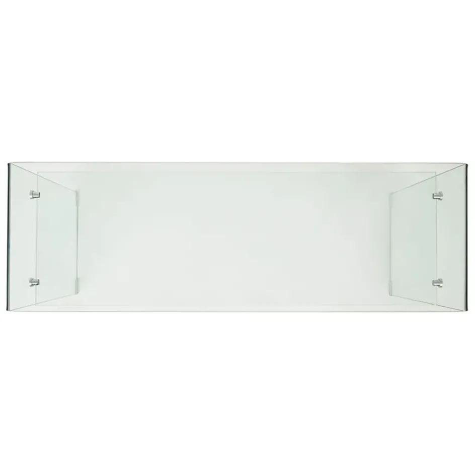 Fabrique de Styles Consoles>Console 1 étagère en verre trempé - Adela Transparent