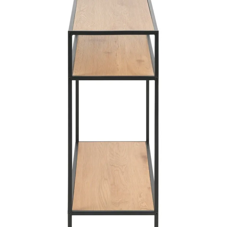 Fabrique de Styles Consoles>Console 3 étagères en chêne et métal - Senzo Naturel