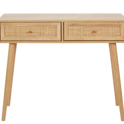 Fabrique de Styles Consoles>Console 2 tiroirs en bois naturel - Baia Beige