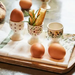 Fabrique de Styles Accessoires De Table>Coquetier en faïence tournesol - Collection Multicolore