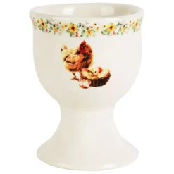 Fabrique de Styles Accessoires De Table>Coquetier en faience basse-cour - Collection Multicolore