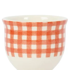 Fabrique de Styles Accessoires De Table>Coquetier en faIence antique - josephine Rouge