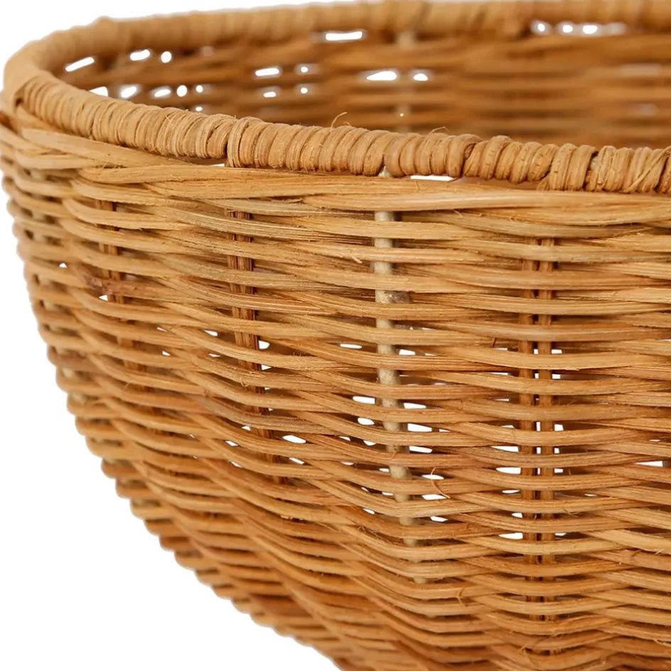 Fabrique de Styles Paniers Et Corbeilles>Corbeille en rotin d25xh15cm - Fantine Naturel