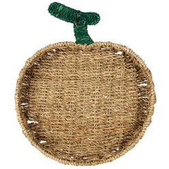 Fabrique de Styles Paniers Et Corbeilles>Corbeille tomate en jonc de mer naturel 31x36cm - P'tit Légume Naturel, Vert