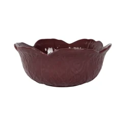 Fabrique de Styles Bols Et Coupelles>Coupelle chou en grès d15cm - Chou Aubergine