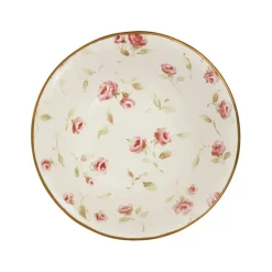 Fabrique de Styles Bols Et Coupelles>Coupelle en faïence rose et doré d15cm - Rose Rose, Doré