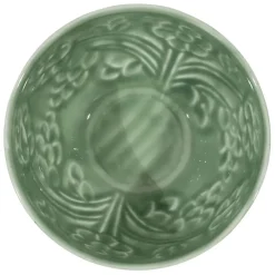 Fabrique de Styles Bols Et Coupelles>Coupelle en fer (x2) ivoire et sauge d14cm - Floraly Sauge, Ivoire