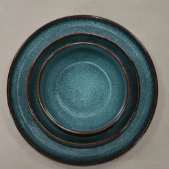 Fabrique de Styles Bols Et Coupelles>Coupelle en grès d15cm - Volga Bleu