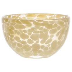 Fabrique de Styles Bols Et Coupelles>Coupelle en verre écru d11cm - Preline Ecru