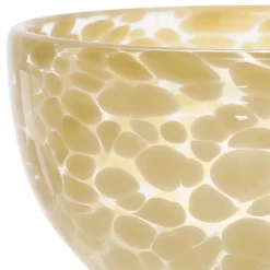 Fabrique de Styles Bols Et Coupelles>Coupelle en verre écru d11cm - Preline Ecru