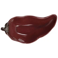 Fabrique de Styles Bols Et Coupelles>Coupelle piment en grès 18x8.5cm Aubergine