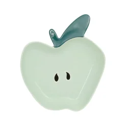 Fabrique de Styles Bols Et Coupelles>Coupelle pomme en grès 21x19cm - Les Fruits Vert