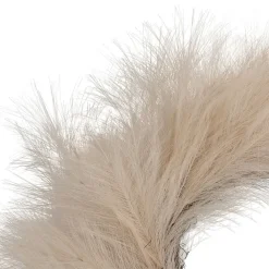 Fabrique de Styles Fleurs Et Plantes Artificielles>Couronne d62cm - Pampa Sable