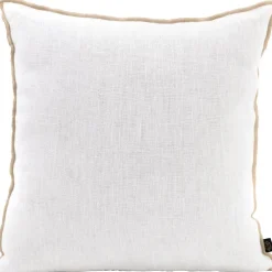 Fabrique de Styles Coussins Et Housses>Coussin chennai 45x45cm en lin lave Blanc