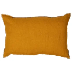 Fabrique de Styles Coussins Et Housses>Coussin chennai chamoi 40x60cm en lin lave Chamois