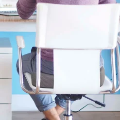 Fabrique de Styles Relaxation Et Massage>Coussin de posture massant et chauffant 37x44cm Gris