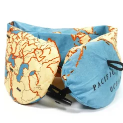 Fabrique de Styles Voyage Et Exploration>Coussin de voyage gonflable carte du monde Multicolore