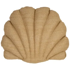 Fabrique de Styles Textiles Outdoor|Jardin>Coussin d'extérieur coquillage en tissu 50x40cm - Garden Naturel