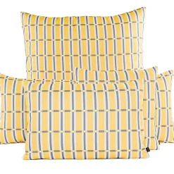 Fabrique de Styles Textiles Outdoor|Jardin>Coussin d'extérieur en tissu 45x45cm - Madera Paille
