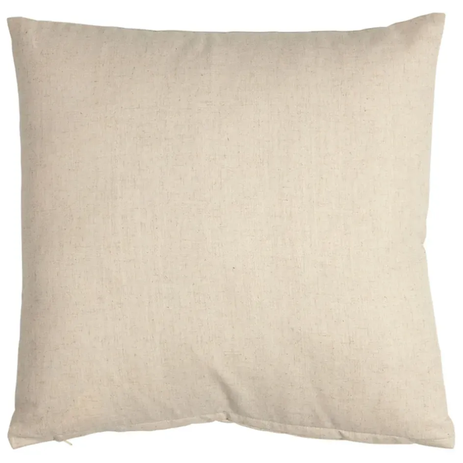 Fabrique de Styles Coussins Et Housses>Coussin en coton naturel et brun 45x45cm - A la ferme Naturel, Brun