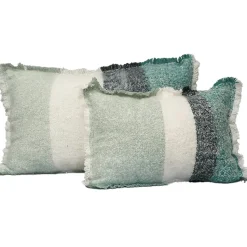 Fabrique de Styles Coussins Et Housses>Coussin en laine céladon 40x60cm - Calypso Celadon