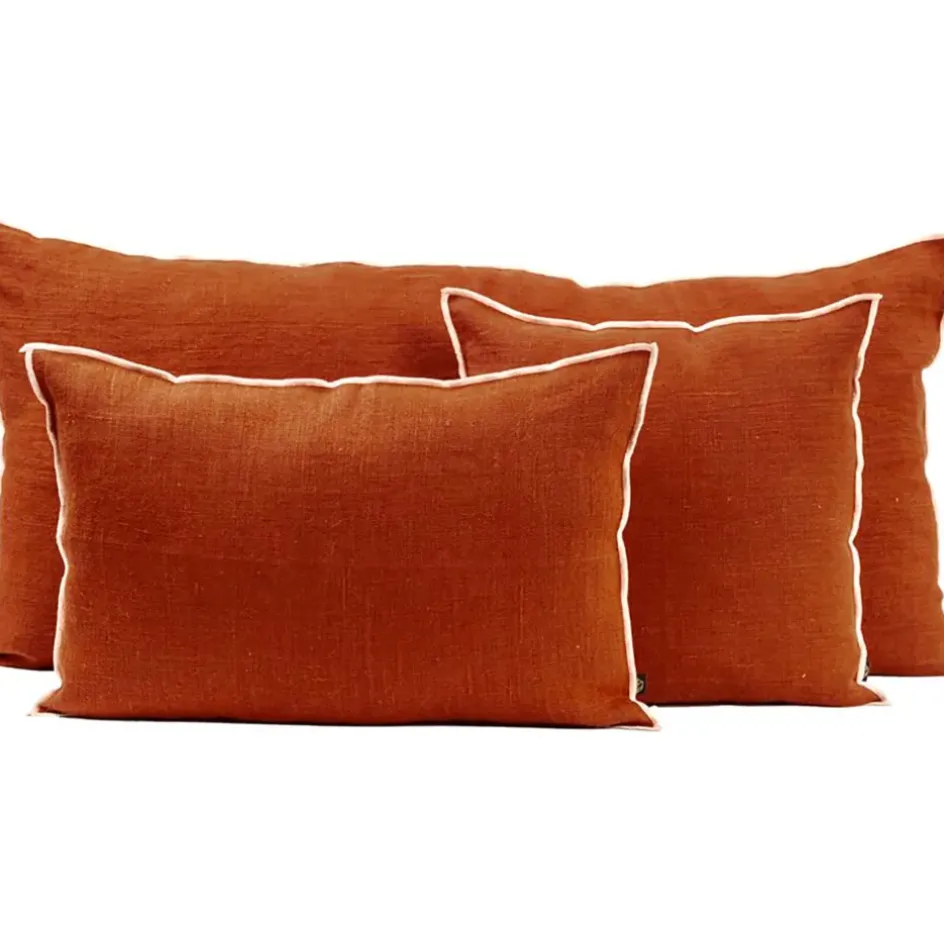 Fabrique de Styles Coussins Et Housses>Coussin en lin 40x60cm - Chennai Brick