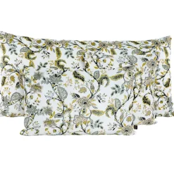 Fabrique de Styles Coussins Et Housses>Coussin en lin et coton céladon 40x60cm - Mahe Celadon