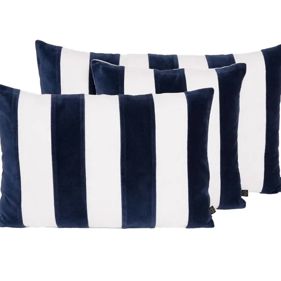 Fabrique de Styles Coussins Et Housses>Coussin en lin et coton 40x60cm - Perth Encre