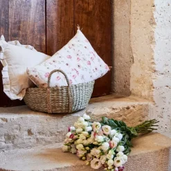 Fabrique de Styles Coussins Et Housses>Coussin en lin fleur des champs 50x30cm - Louise Multicolore