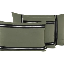 Fabrique de Styles Coussins Et Housses>Coussin en lin 45x45cm - Skagen Kaki