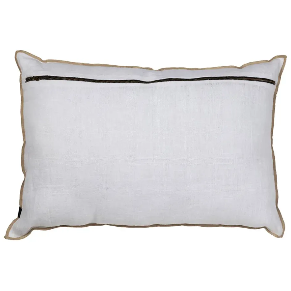 Fabrique de Styles Coussins Et Housses>Coussin en lin 40x60cm - Calvi Blanc
