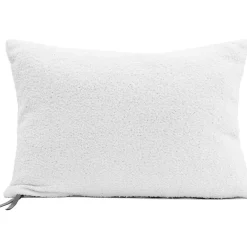 Fabrique de Styles Coussins Et Housses>Coussin en tissu bouclette 40x60cm - erode Blanc