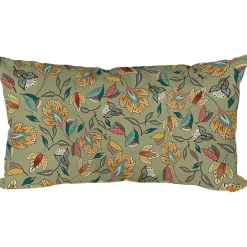 Fabrique de Styles Textiles Outdoor|Jardin>Coussin extérieur en coton 60x50cm - Kerala Vert