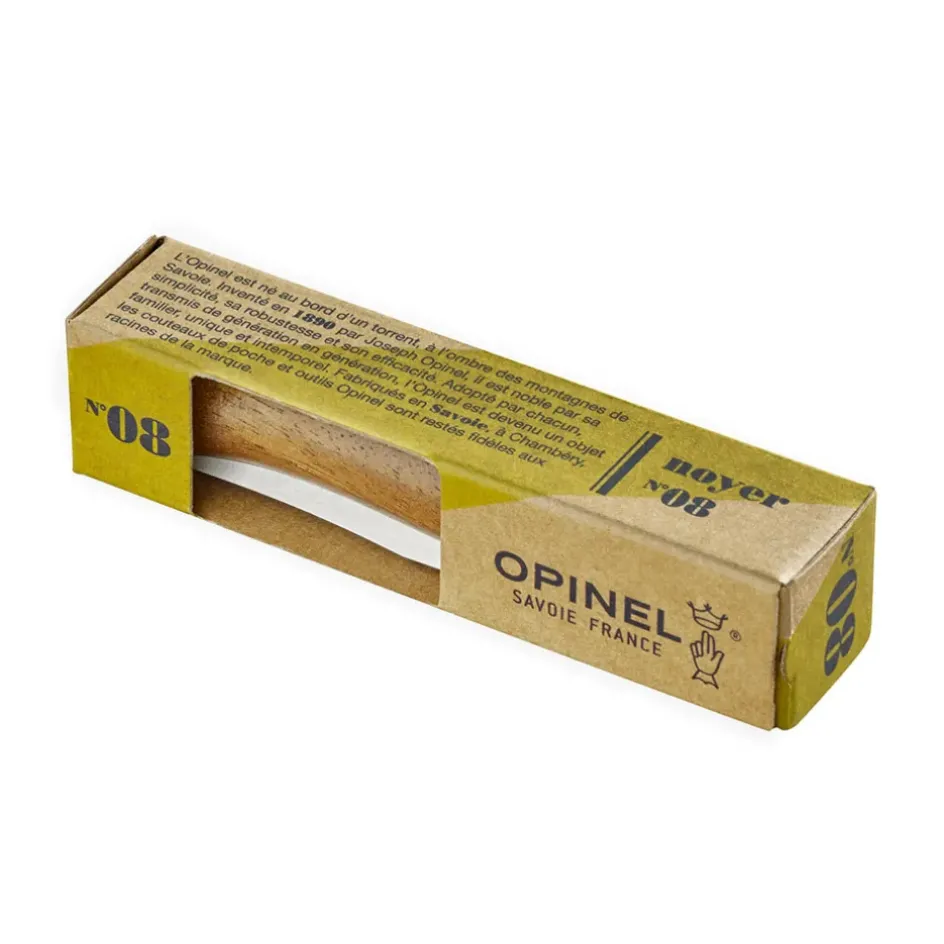 Fabrique de Styles Couverts>Couteau boite n°08 inox noyer - opinel Naturel