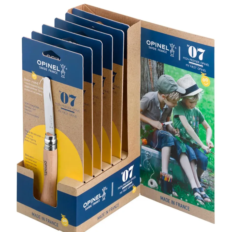 Fabrique de Styles Accessoires Repas>Couteau Mon premier Opinel en hêtre Naturel