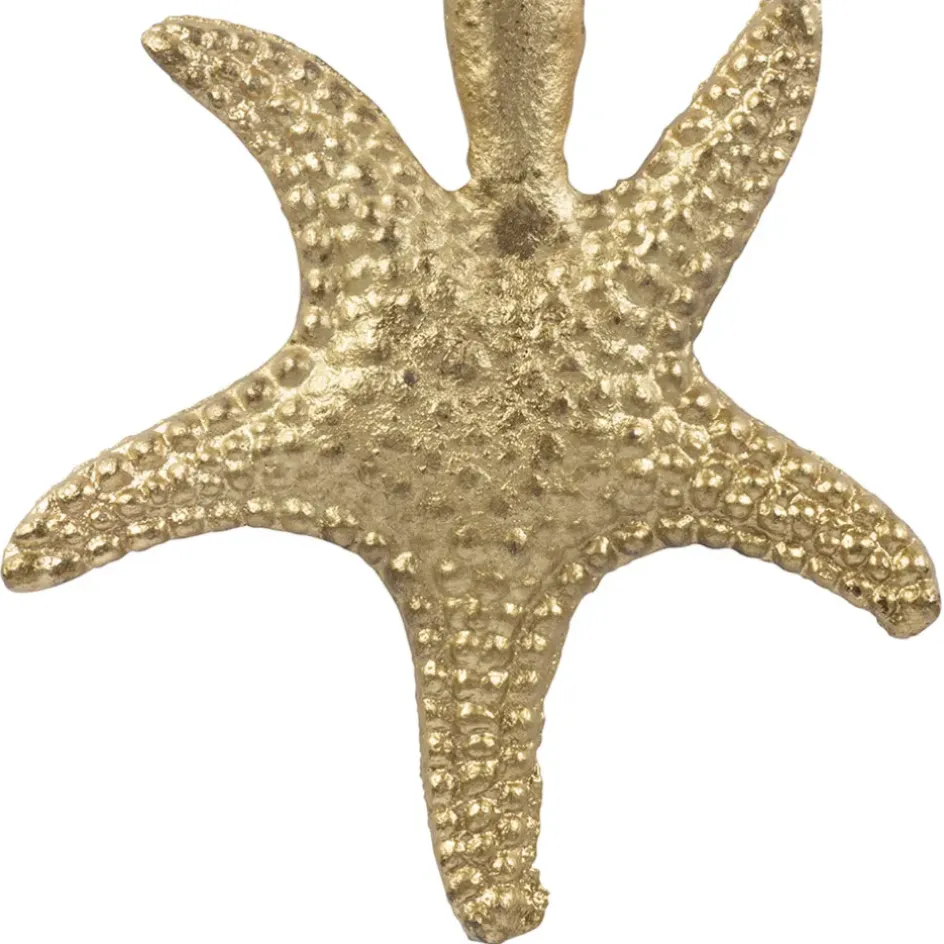 Fabrique de Styles Ustensibles De Cuisine>Décapsuleur étoile de mer en fer - Etoile Mer Doré